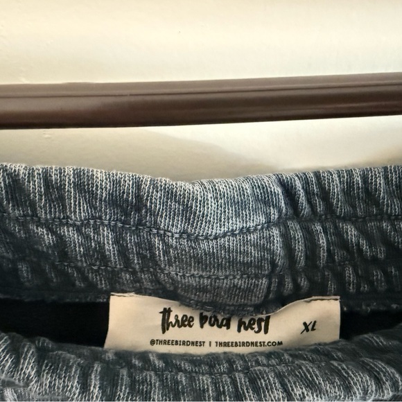 Three Bird Nest Grey Blue Wide-Leg Pants - Picture 3 of 5